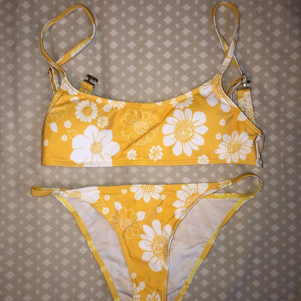 Yellow bikini